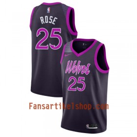 Minnesota Timberwolves Trikot Derrick Rose 25 2018-19 Nike City Edition Lila Swingman - Herren